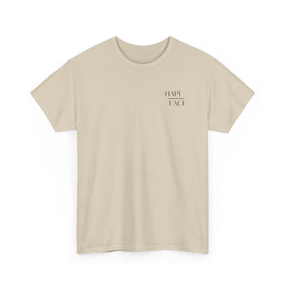 Smiley Melt Tee — "Happy Face" Dripping yellow Graphic T-Shirt
