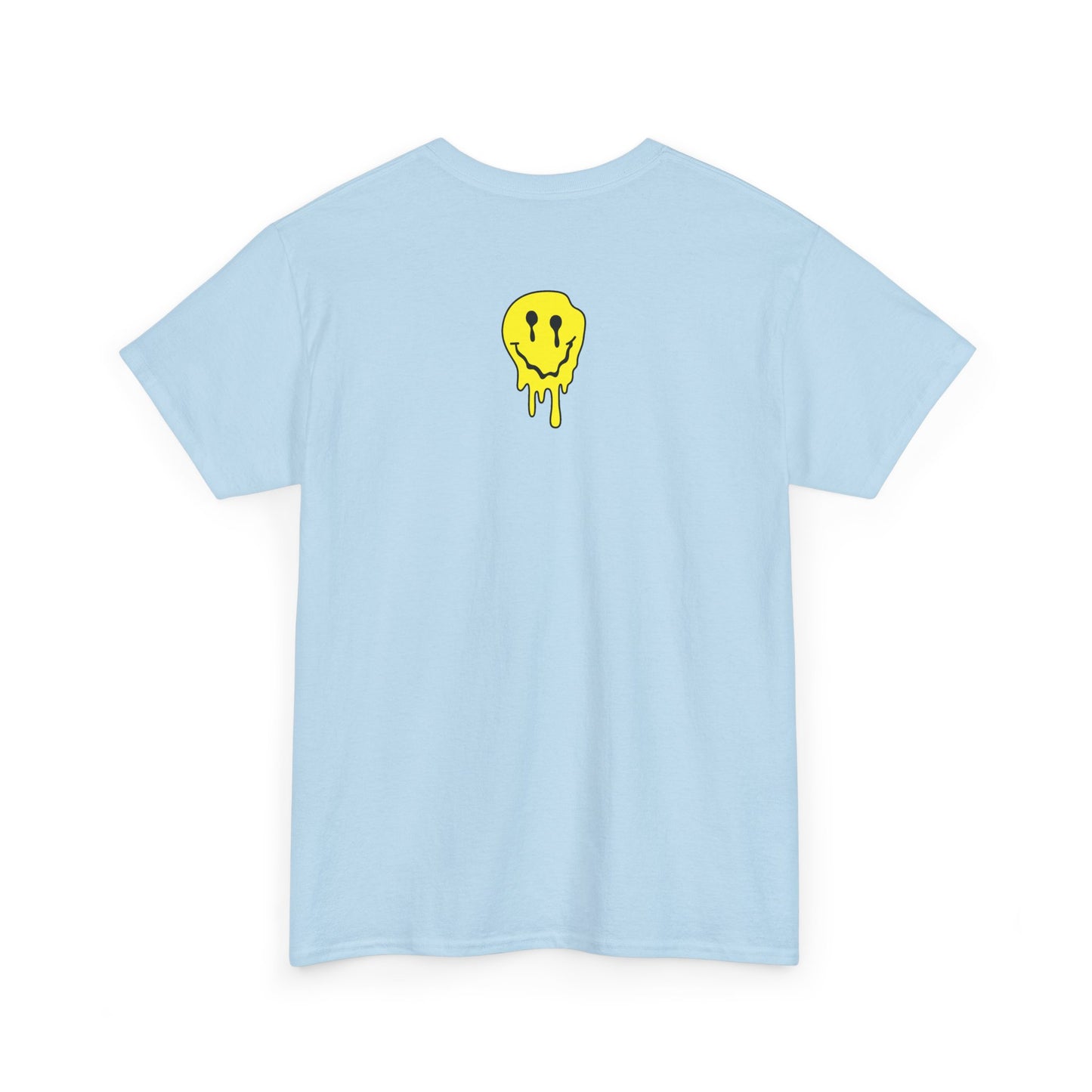 Smiley Melt Tee — "Happy Face" Dripping yellow Graphic T-Shirt