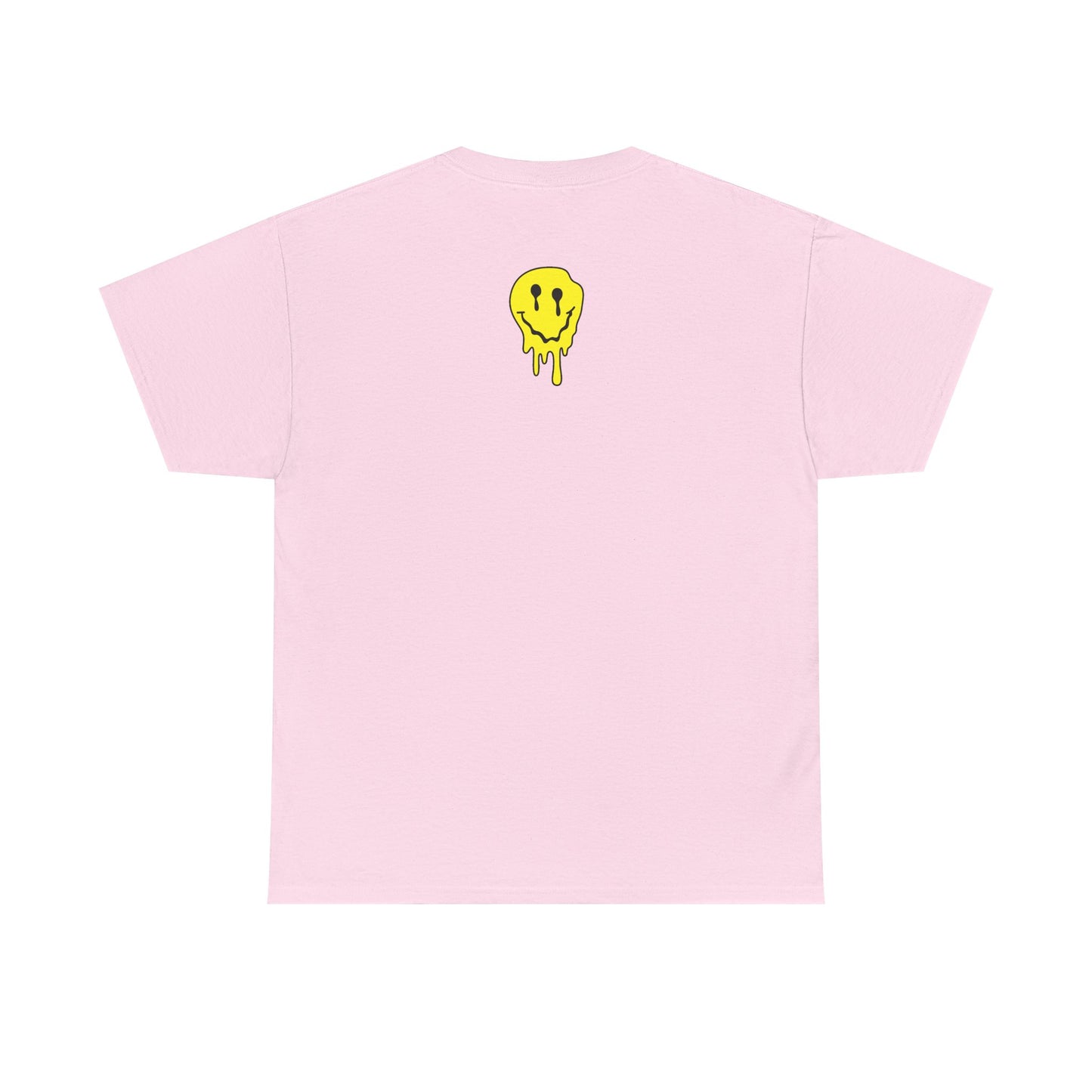 Smiley Melt Tee — "Happy Face" Dripping yellow Graphic T-Shirt