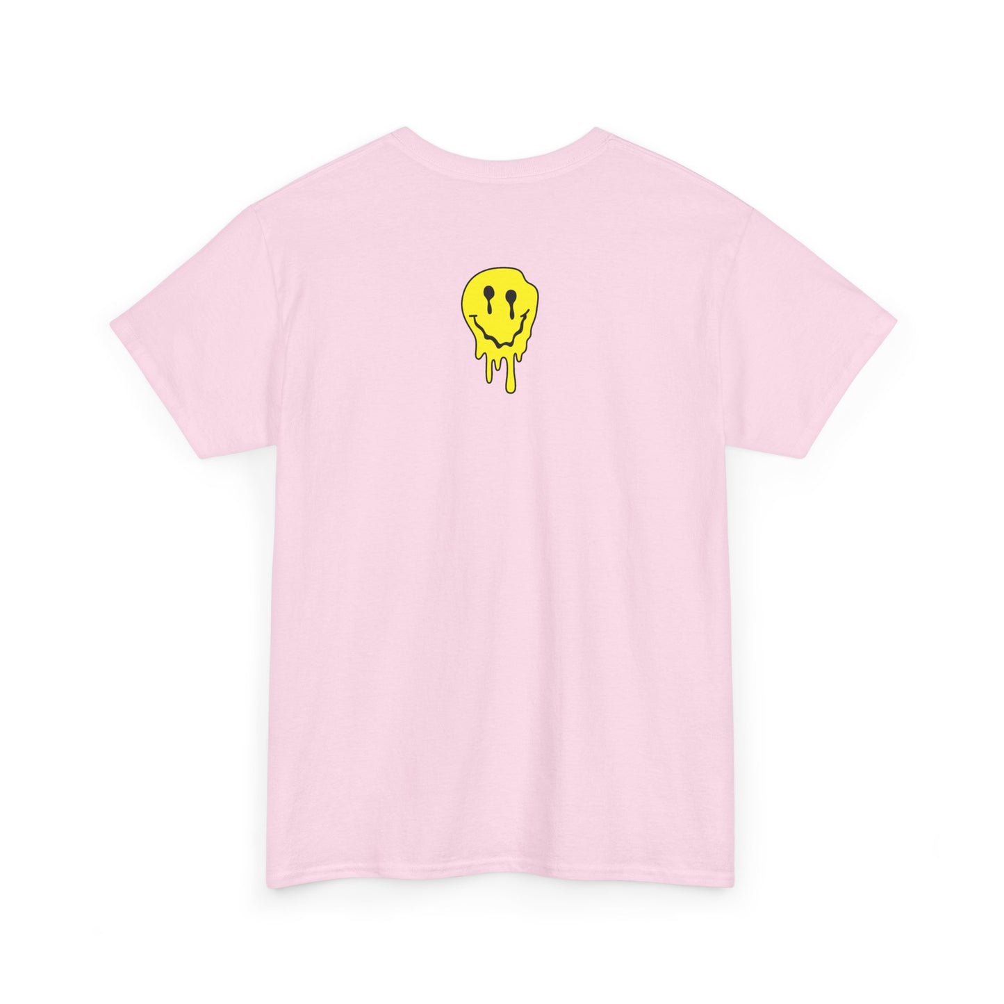 Smiley Melt Tee — "Happy Face" Dripping yellow Graphic T-Shirt